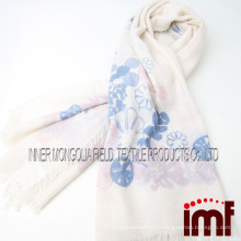 White Fashion Cashmere Printing Shawl Scarf Turkish Square Scarf Wholesale